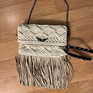 Zadig & Voltaire Rock Macrame Clutch